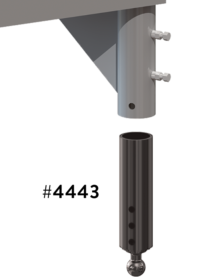 PullRite gooseneck adapter exploded view