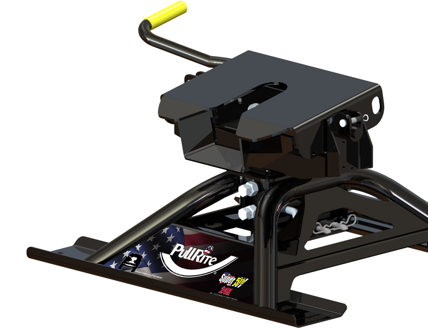 PullRite #3900 Super 5th single point hitch in a truck bed
