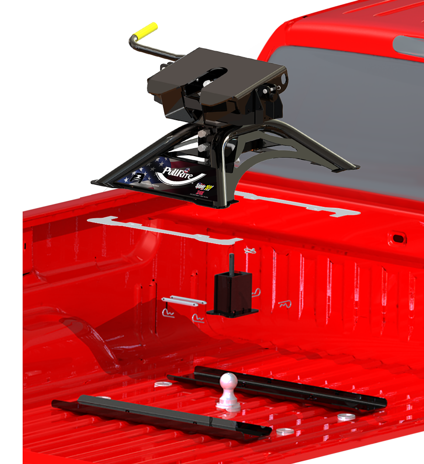 PullRite #3900 exploded view in a truck bed