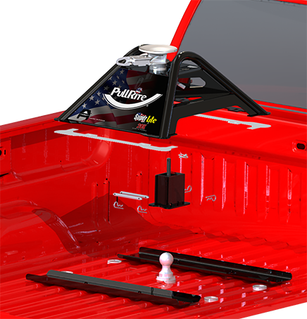 PullRite #2600 exploded view in a truck bed
